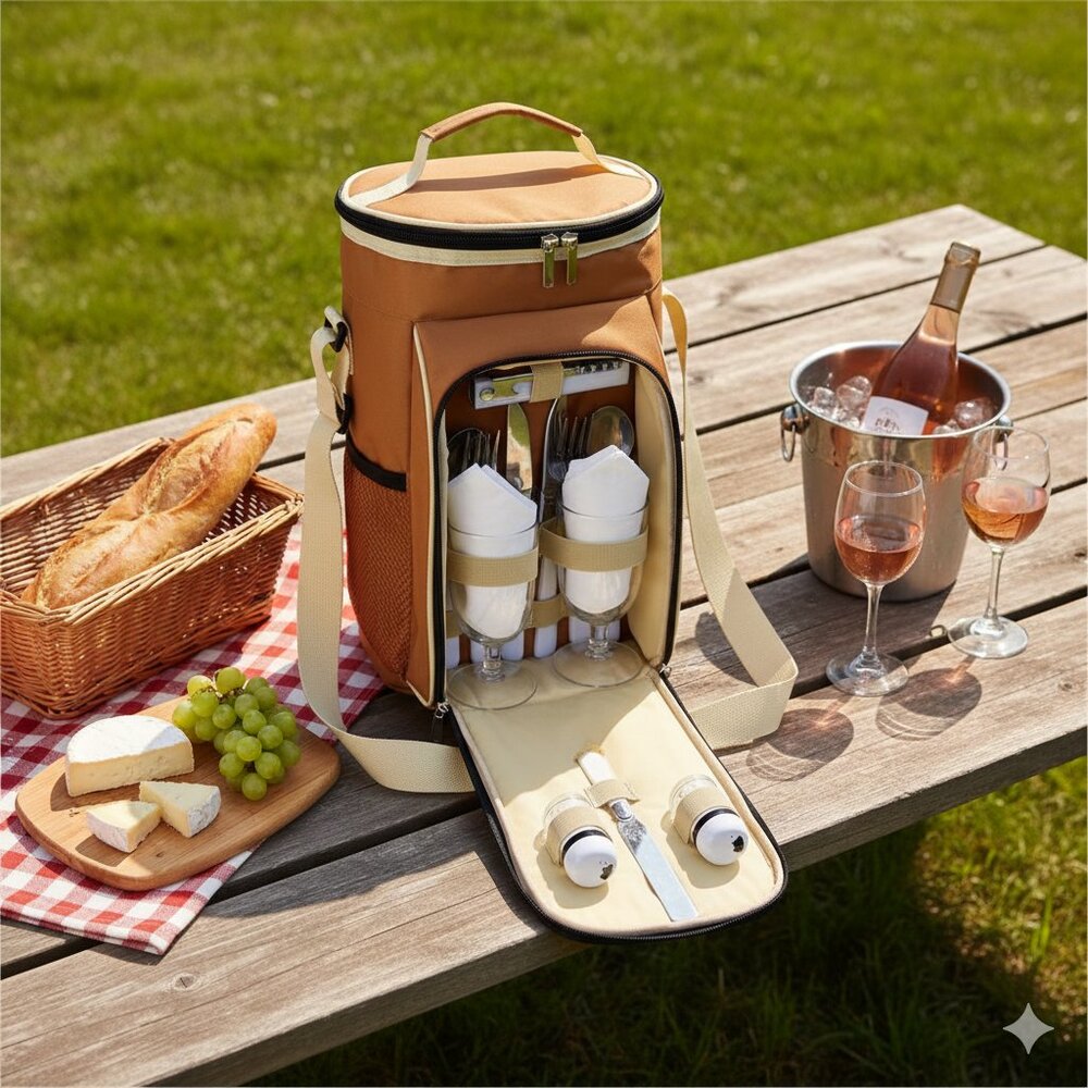 Cedar Trail Picnic Backpack for Two